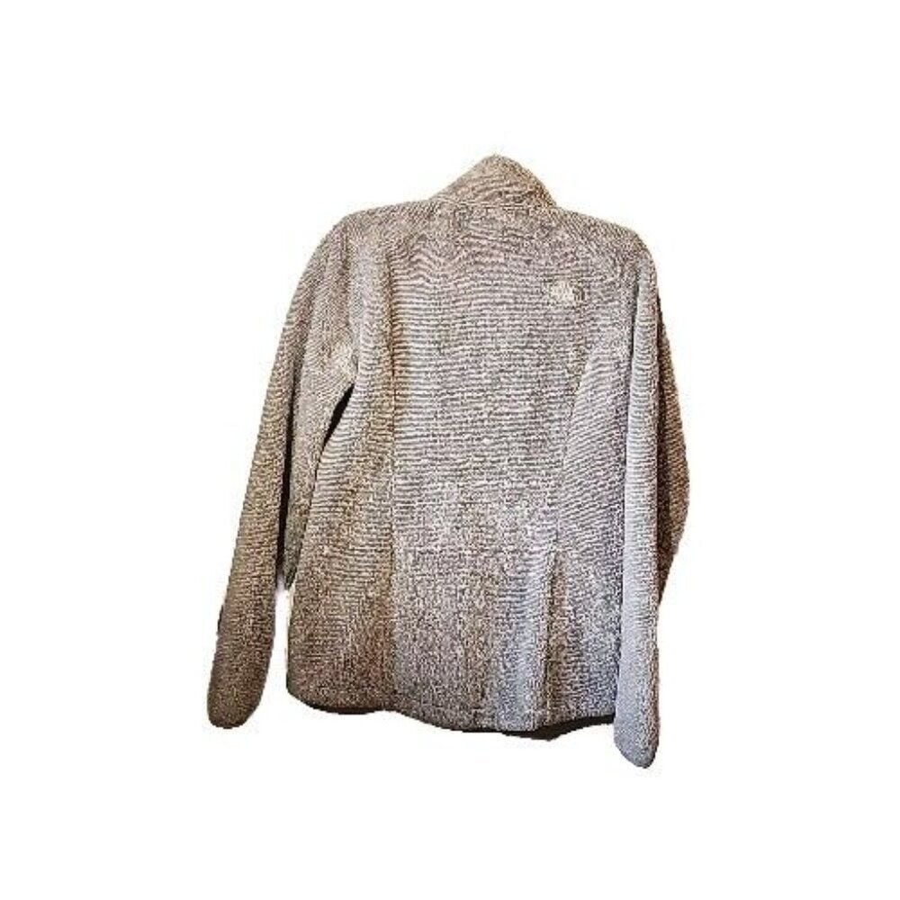 North Face Jacket Womens Small Full Zip Long Sleeve Outdoors Zip Gray Fleece - Picture 8 of 12